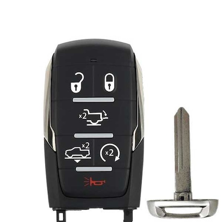 Keyless Factory KeylessFactory: 2019-2020 Dodge Ram 1500 Pickup / 6-Button Smart Key / OHT-4882056 RSK-DDG-1506